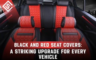 Black and Red Seat Covers: A Striking Upgrade for Every Vehicle