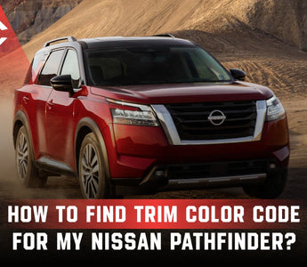 How To Find Trim Color Code For My Nissan Pathfinder?
