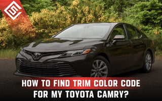 How To Find Trim Color Code For My Toyota Camry?