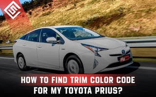 How To Find Trim Color Code For My Toyota Prius