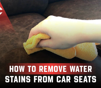 How to Remove Water Stains from Car Seats