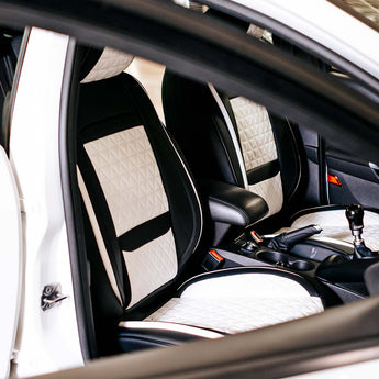 Luxury Seat Covers - Black & White