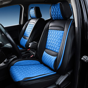 Luxury Seat Covers - Black & Blue