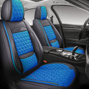 Luxury Seat Covers - Black & Blue